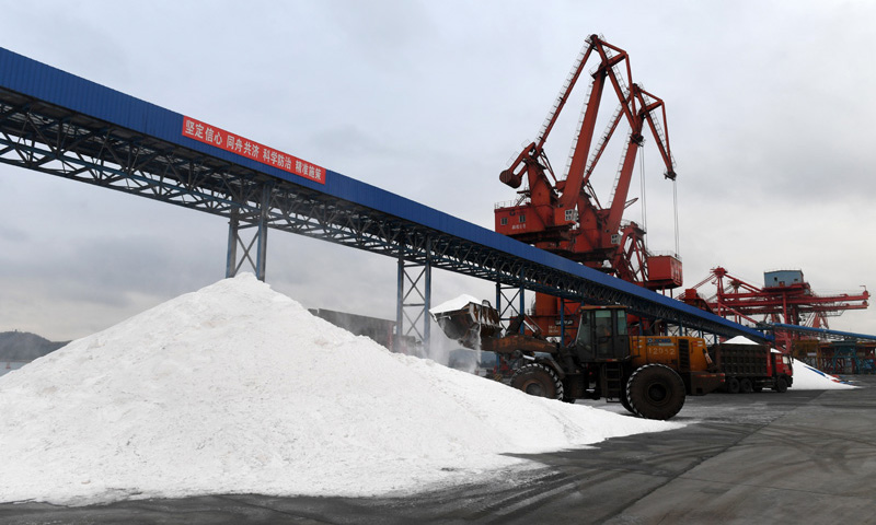 圖為近日拍攝的廣西北部灣港防城港區一景。（新華社記者 陸波岸 攝）