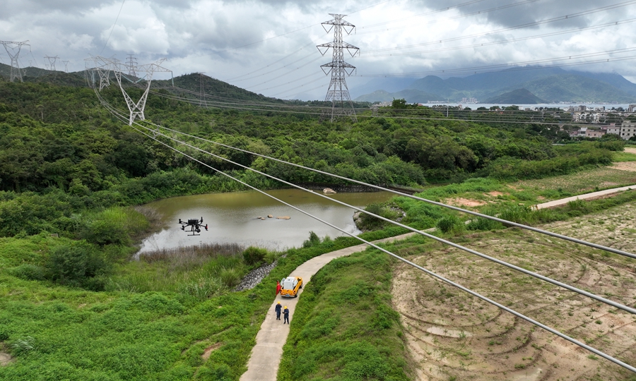 目前，南方電網通過11條高壓輸電線路與香港聯網，將大亞灣核電站近80%的發電量源源不斷地輸送到香港。